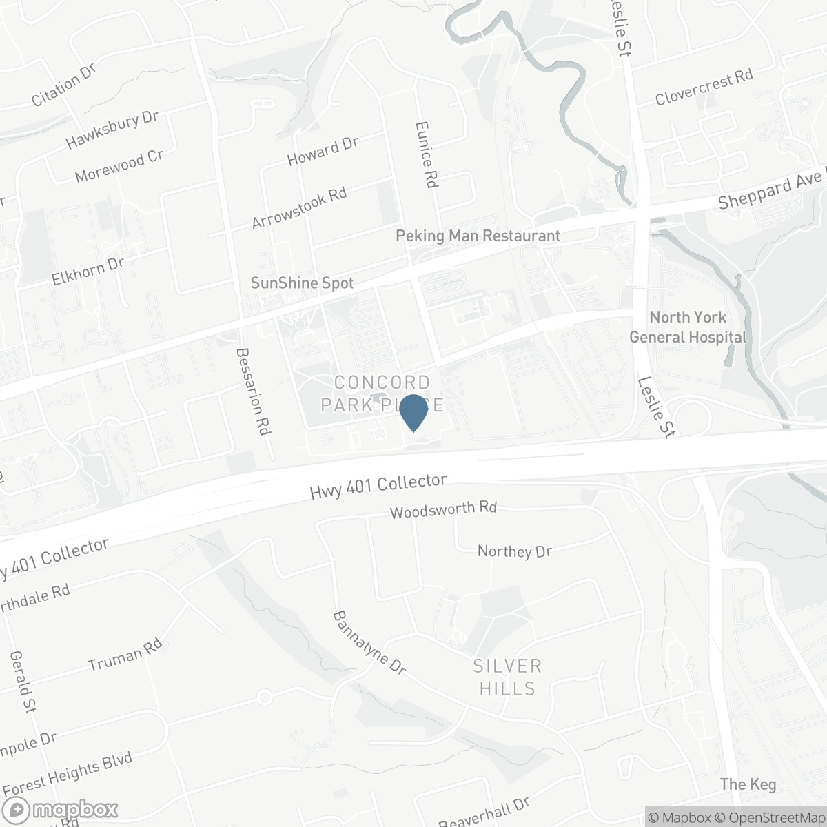 1109 - 117 MCMAHON DRIVE, Toronto, Ontario M2K 0E4